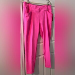 Lilly Pulitzer Corso Pant | Luxletic UPF 50+ | Cockatoo Pink | Size 16